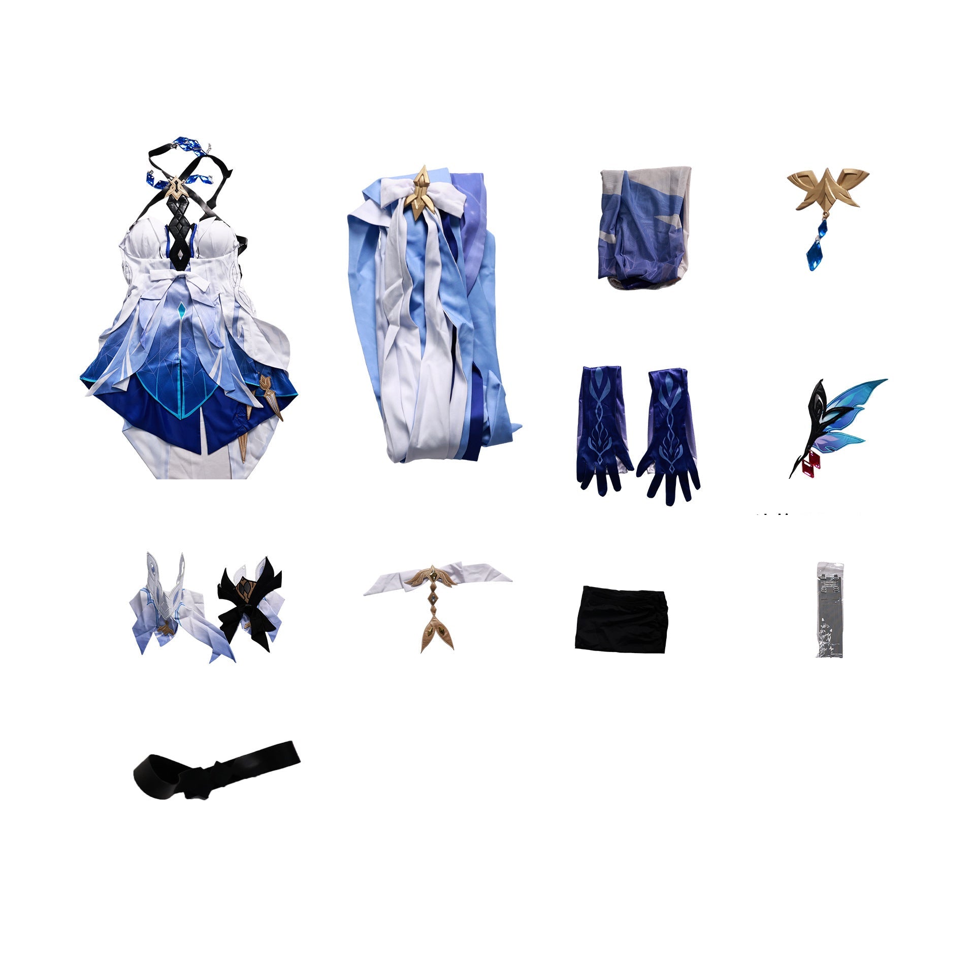 Genshin Impact Skirk Cosplay Costume