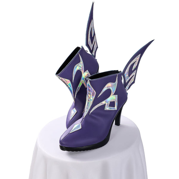 Genshin Impact Skirk Cosplay Shoes