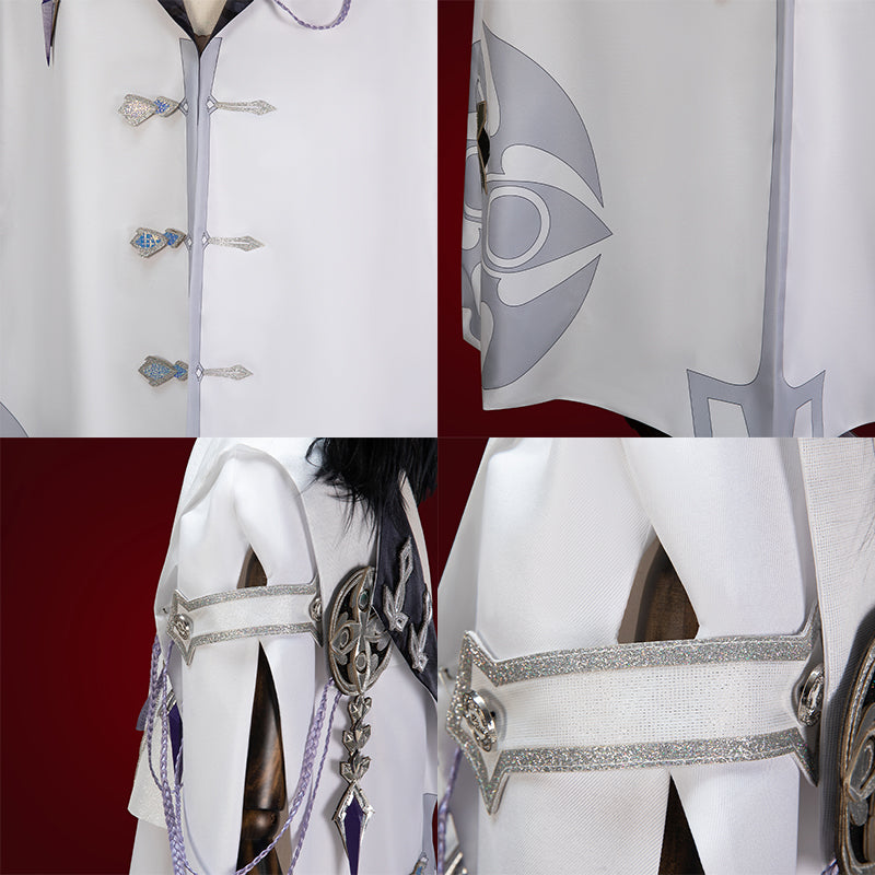 Genshin Impact The Eleven Fatui Harbingers Scaramouche The Balladeer The Skirmisher Kunikuzushi Cloak Cosplay Costume