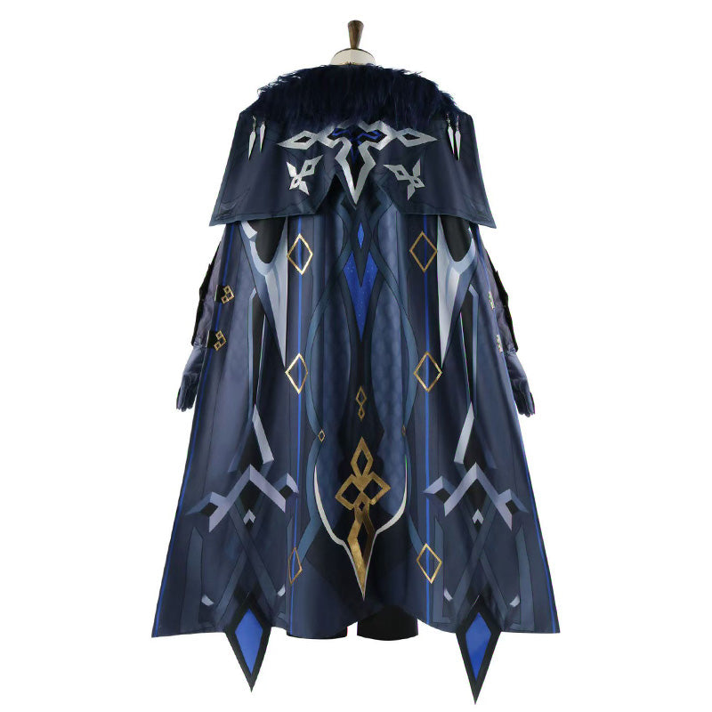 Genshin Impact the Eleven Fatui Harbingers The Captain Il Capitano Cosplay Costume