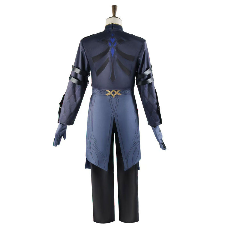 Genshin Impact the Eleven Fatui Harbingers The Captain Il Capitano Cosplay Costume