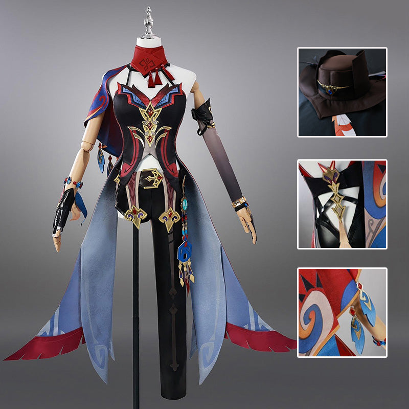 R Genshin Impact Chasca Cosplay Costume