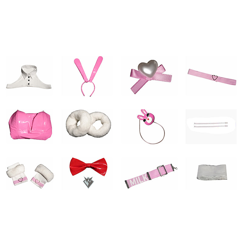 Goddess of Victory: Nikke Milk Blooming Bunny Cosplay Costume