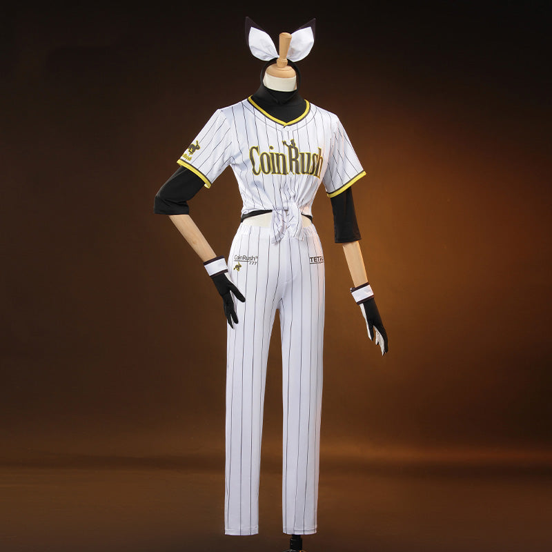 Goddess of Victory: Nikke Blanc No. 77 Batter Baseball Uniform Cosplay Costume