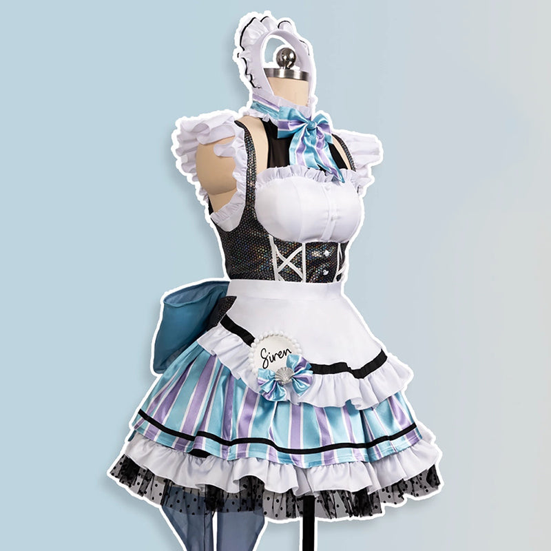 Goddess of Victory: Nikke NIKKE¡Áand GALLERY Collaboration Memorial Cafe Little Mermaid Cosplay Costume