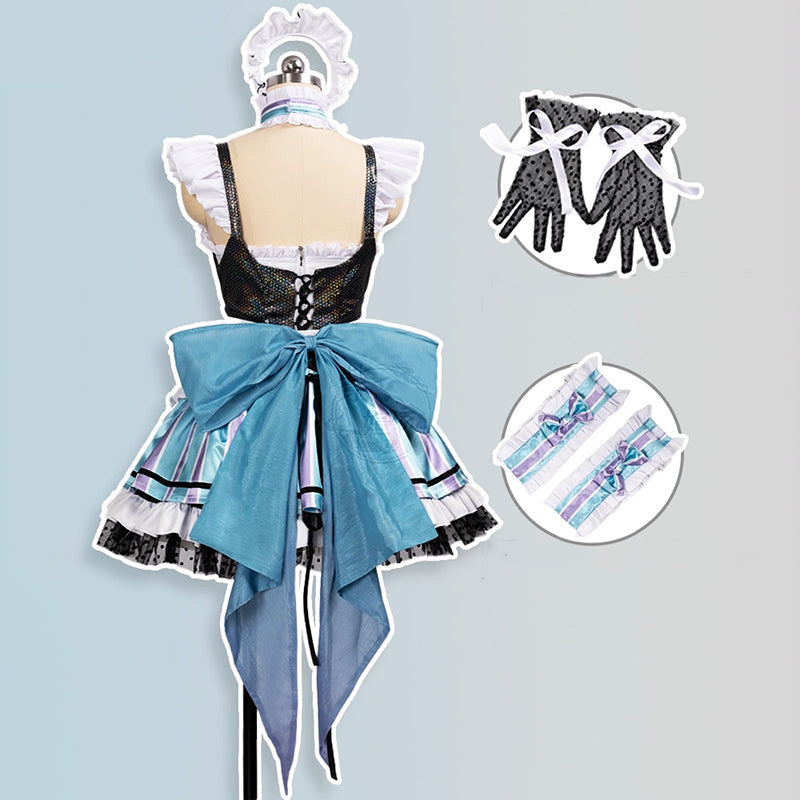 Goddess of Victory: Nikke NIKKE¡Áand GALLERY Collaboration Memorial Cafe Little Mermaid Cosplay Costume