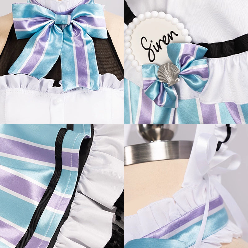 Goddess of Victory: Nikke NIKKE¡Áand GALLERY Collaboration Memorial Cafe Little Mermaid Cosplay Costume