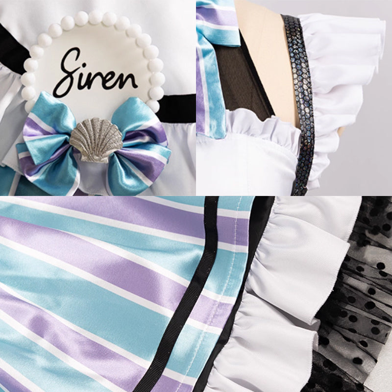 Goddess of Victory: Nikke NIKKE¡Áand GALLERY Collaboration Memorial Cafe Little Mermaid Cosplay Costume