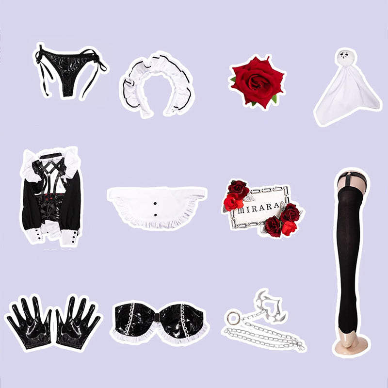 Goddess of Victory: Nikke NIKKE¡Áand GALLERY Collaboration Memorial Cafe Mihara Cosplay Costume