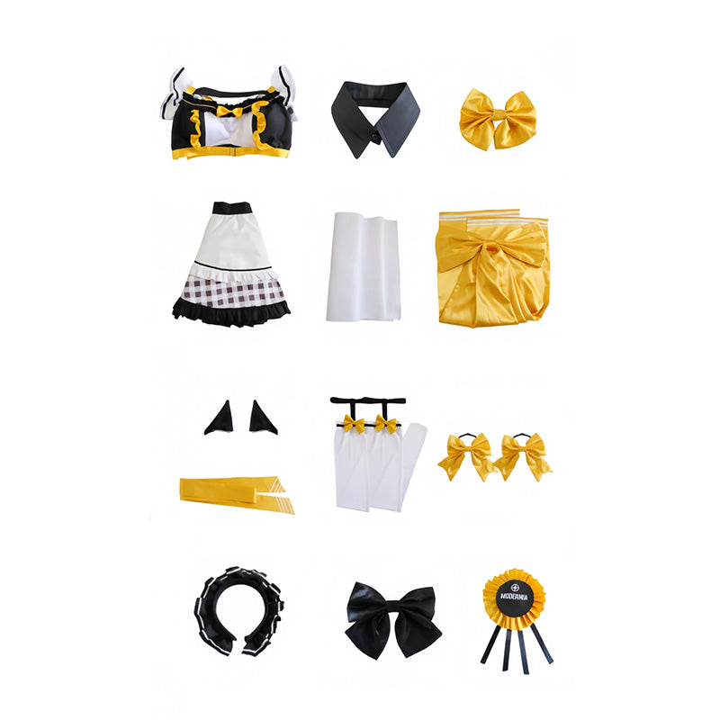 Goddess of Victory: Nikke NIKKE¡Áand GALLERY Collaboration Memorial Cafe Modernia Cosplay Costume