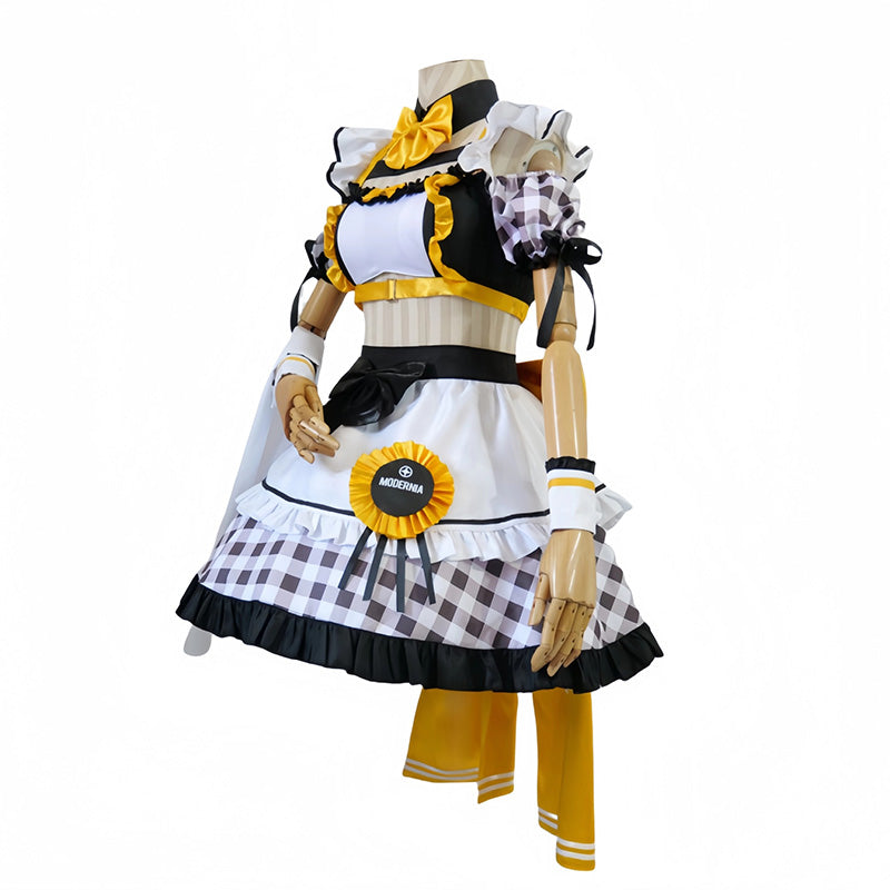 Goddess of Victory: Nikke NIKKE¡Áand GALLERY Collaboration Memorial Cafe Modernia Cosplay Costume