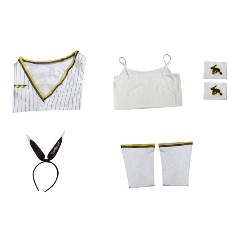 Goddess of Victory: Nikke Noir Baseball Cheerleader Cosplay Costume