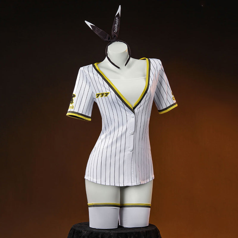 Goddess of Victory: Nikke Noir Baseball Cheerleader Cosplay Costume