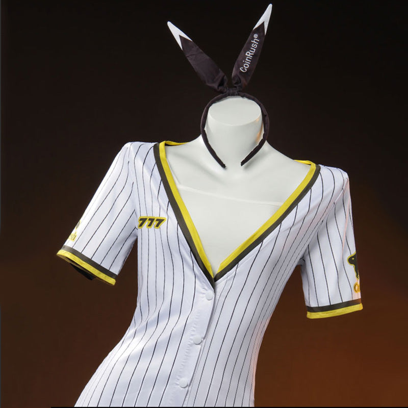 Goddess of Victory: Nikke Noir Baseball Cheerleader Cosplay Costume