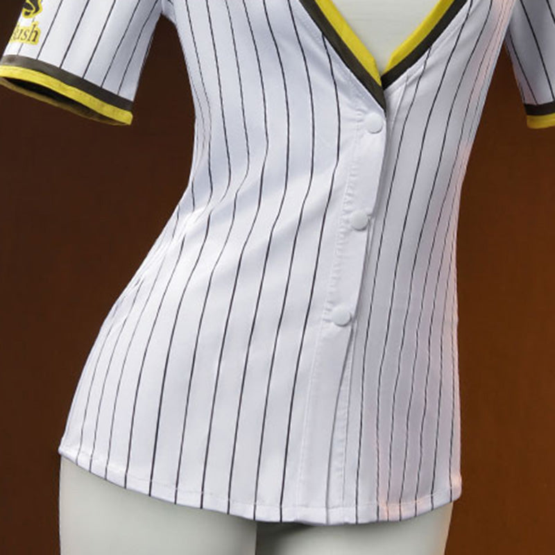 Goddess of Victory: Nikke Noir Baseball Cheerleader Cosplay Costume