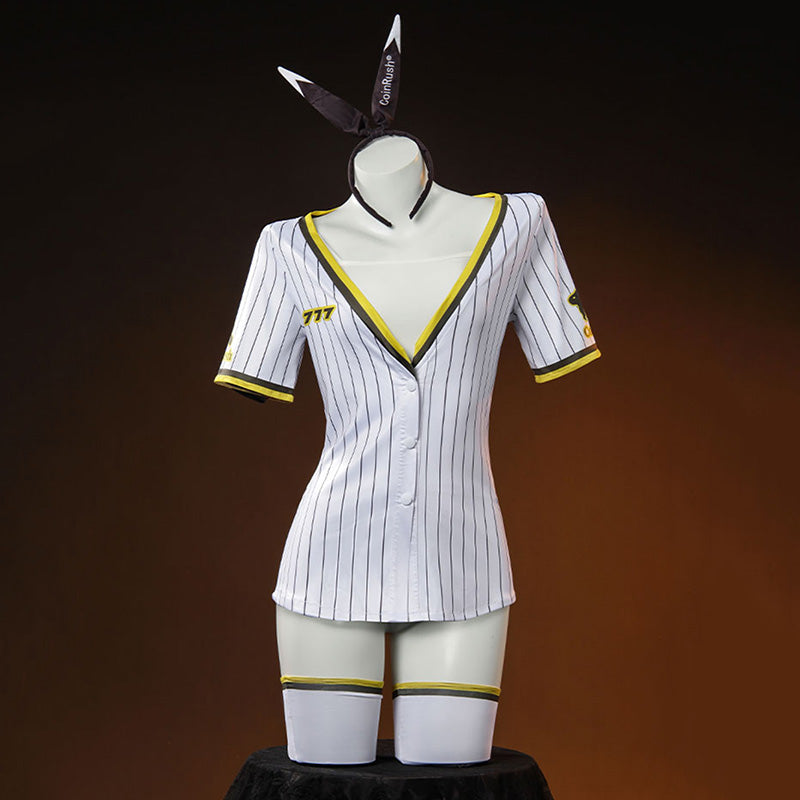 Goddess of Victory: Nikke Noir Baseball Cheerleader Cosplay Costume