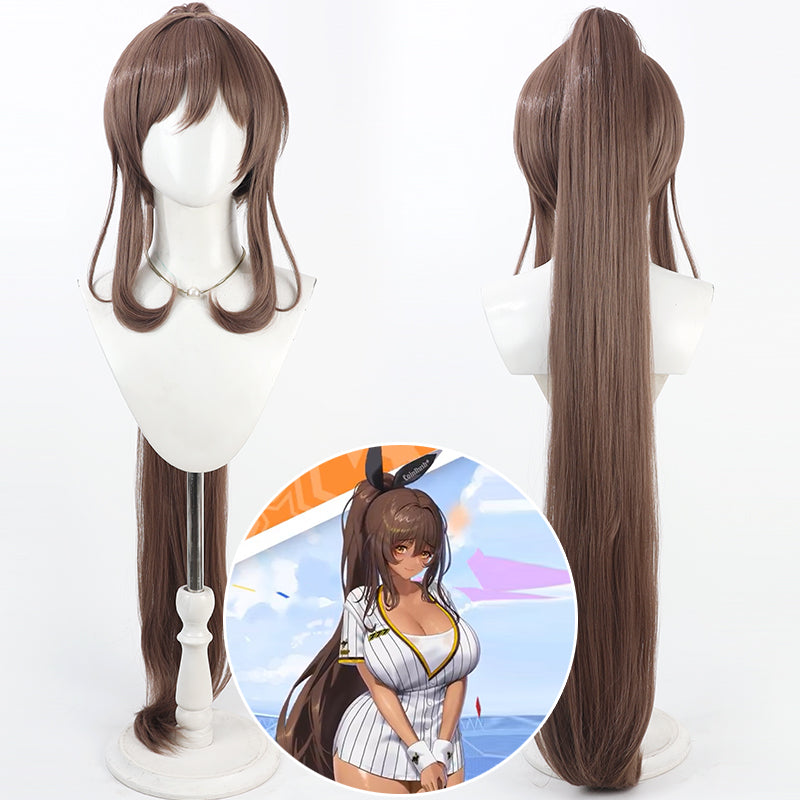 Goddess of Victory: Nikke Noir Baseball Cheerleader Cosplay Wig