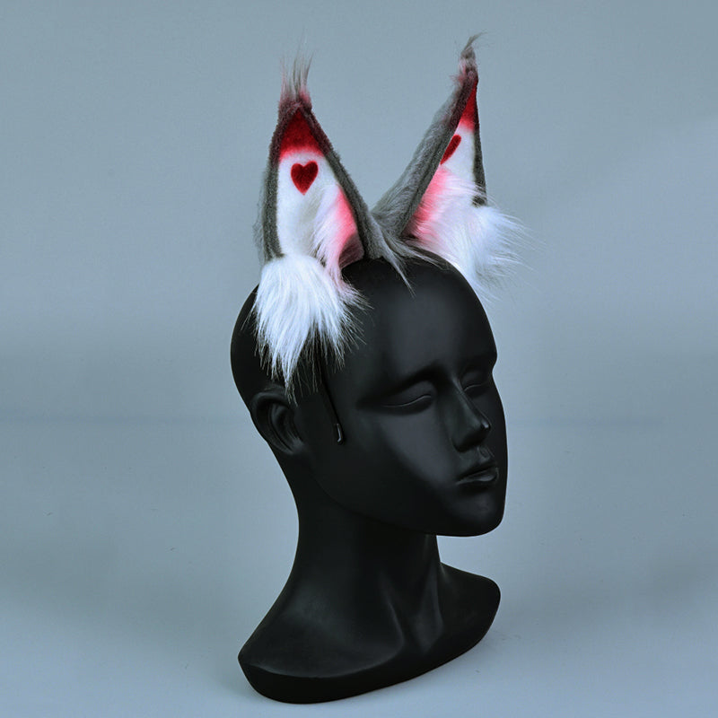 Hazbin Hotel Angel Husk Headwear Ears Cosplay Accessory Prop