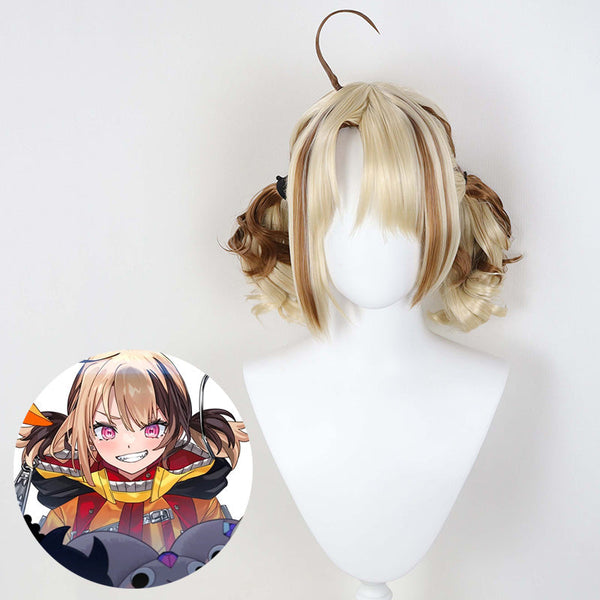 Hololive Virtual YouTuber Justice Gigi Murin Cosplay Wig