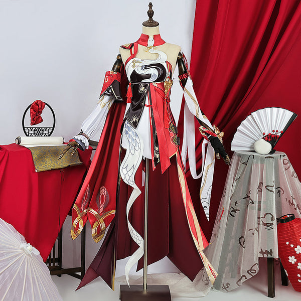 Honkai Impact 3rd Archives Kiana Kaslana K-423 S-rank Battlesuit Ba-Dum! Fiery Wishing Star Cosplay Costume