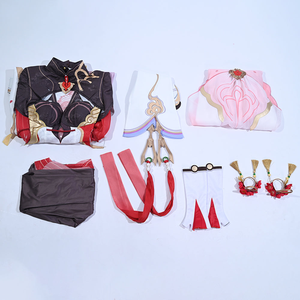 Honkai Impact 3rd Theresa Redolent in Red Lunar Vow: Crimson Love Cosplay Costume