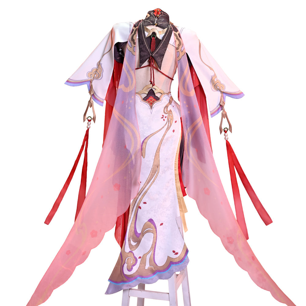 Honkai Impact 3rd Theresa Redolent in Red Lunar Vow: Crimson Love Cosplay Costume
