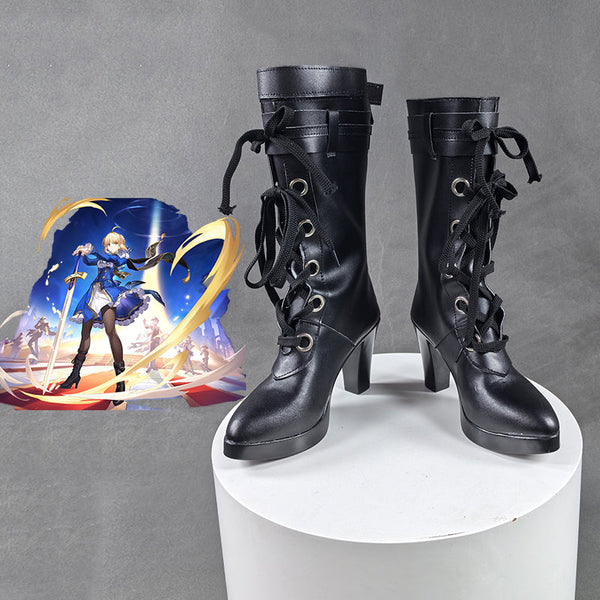 Honkai Star Rail Fate/Stay Night: Unlimited Blade Works Saber Cosplay Shoes