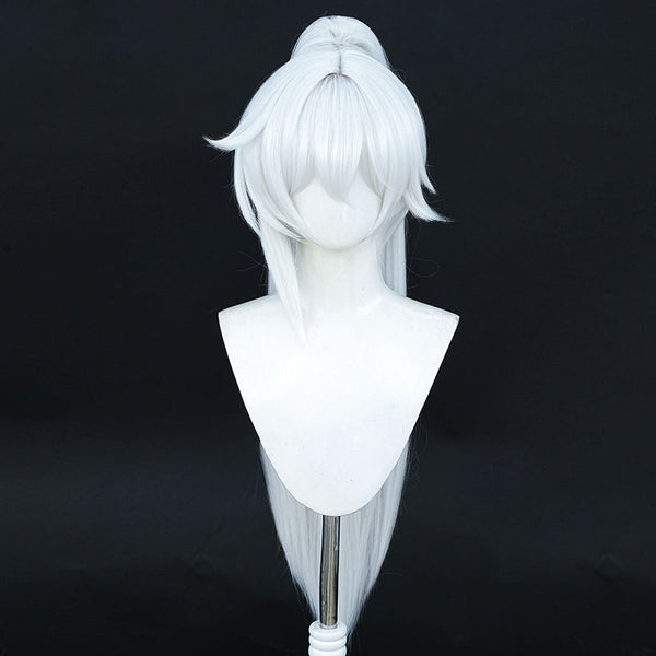 Honkai Impact 3rd Archives Kiana Kaslana K-423 S-rank Battlesuit Ba-Dum! Fiery Wishing Star White Cosplay Wig