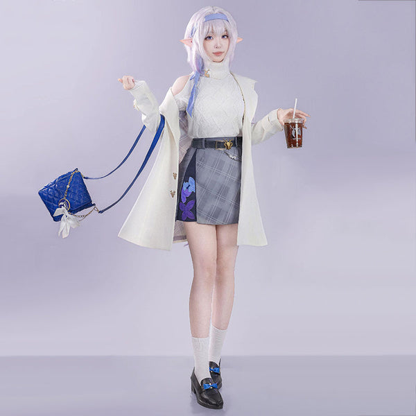 Honkai: Star Rail x Luckin Coffee Collaboration Castorice Cosplay Costume