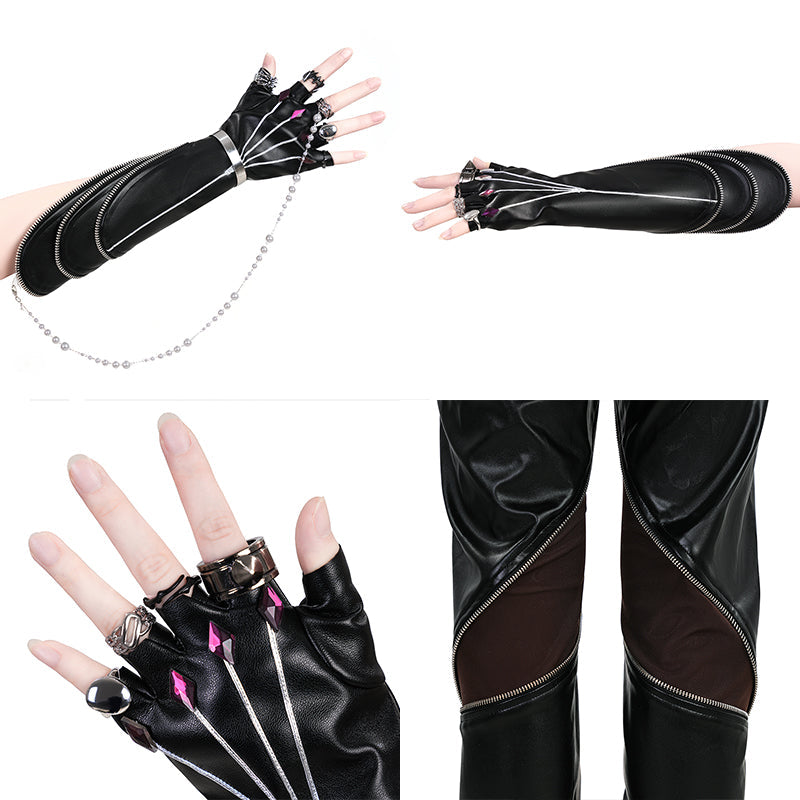 KPop Killer R Combat Suit Cosplay Costume