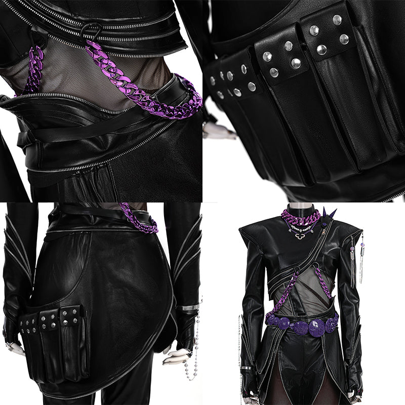 KPop Killer R Combat Suit Cosplay Costume