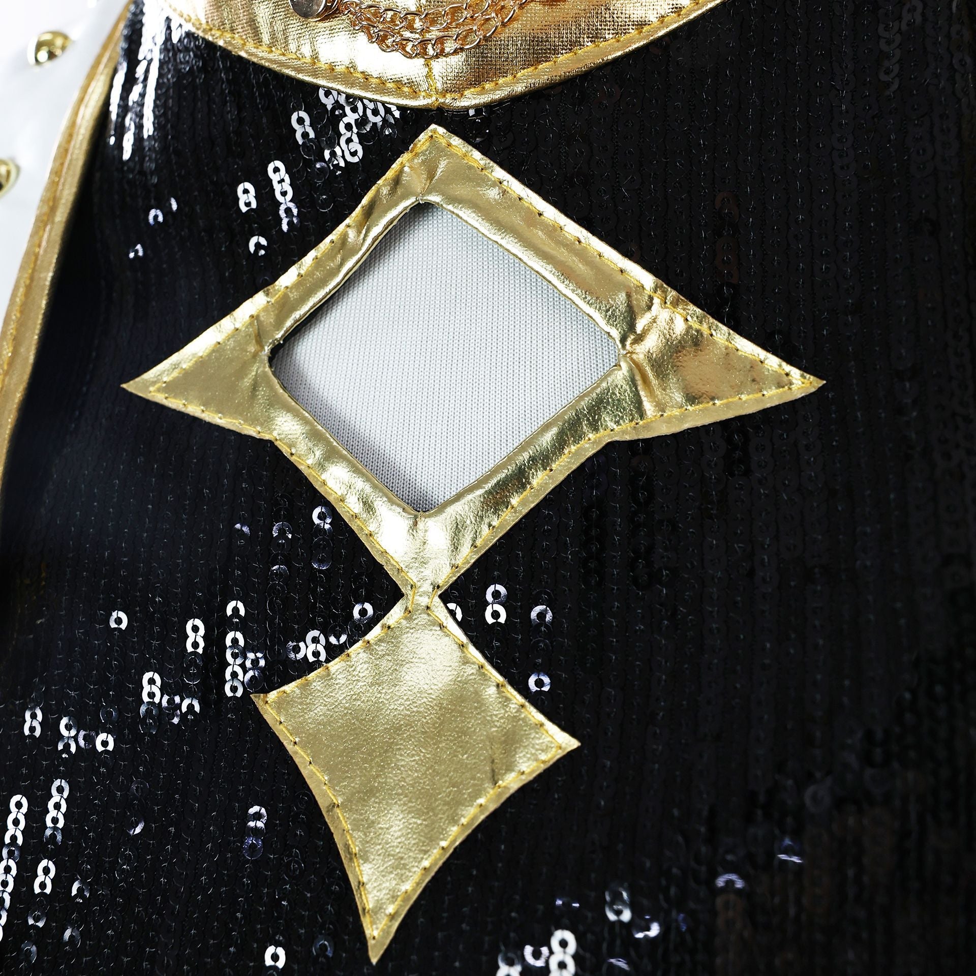 Kids Size KPop Killer Z Black Golden Dance Outfit Cosplay Costume
