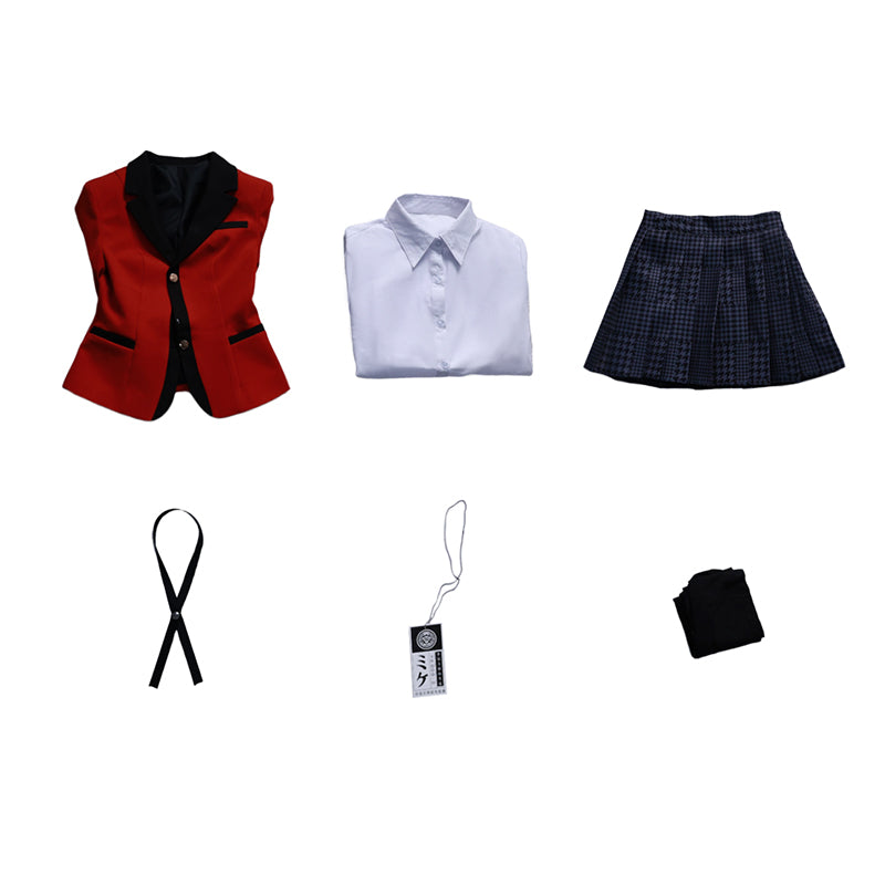 Kakegurui Compulsive Gambler Yumeko Jabami Cosplay Costume