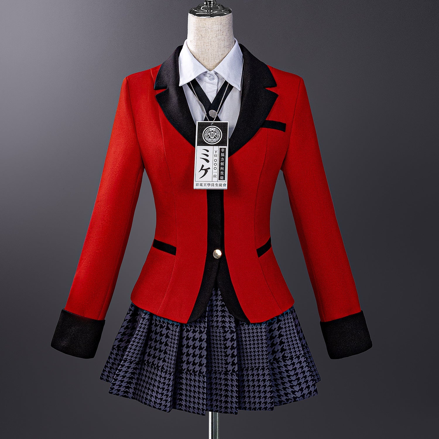 Kakegurui Compulsive Gambler Yumeko Jabami Cosplay Costume