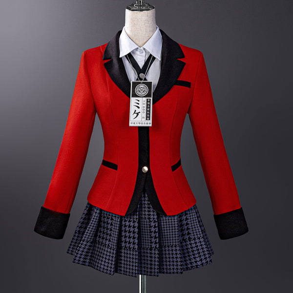 Kakegurui Compulsive Gambler Yumeko Jabami Cosplay Costume