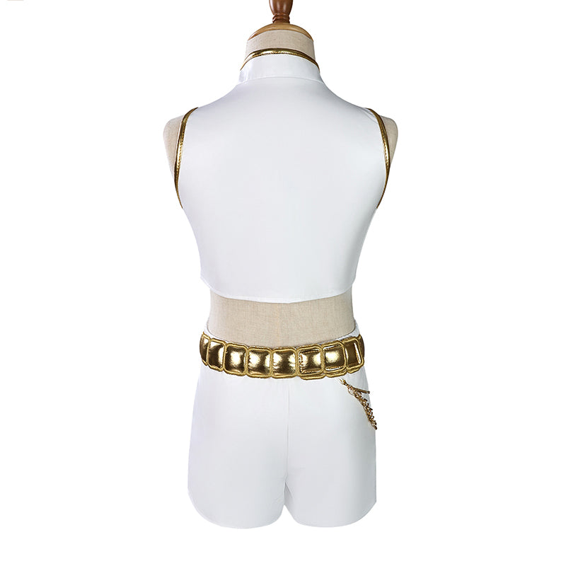 Kids Size KPop Killer R White Outfit Cosplay Costume
