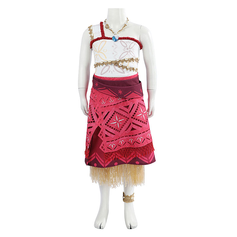 Kids Size Moana 2 Moana Cosplay Costume