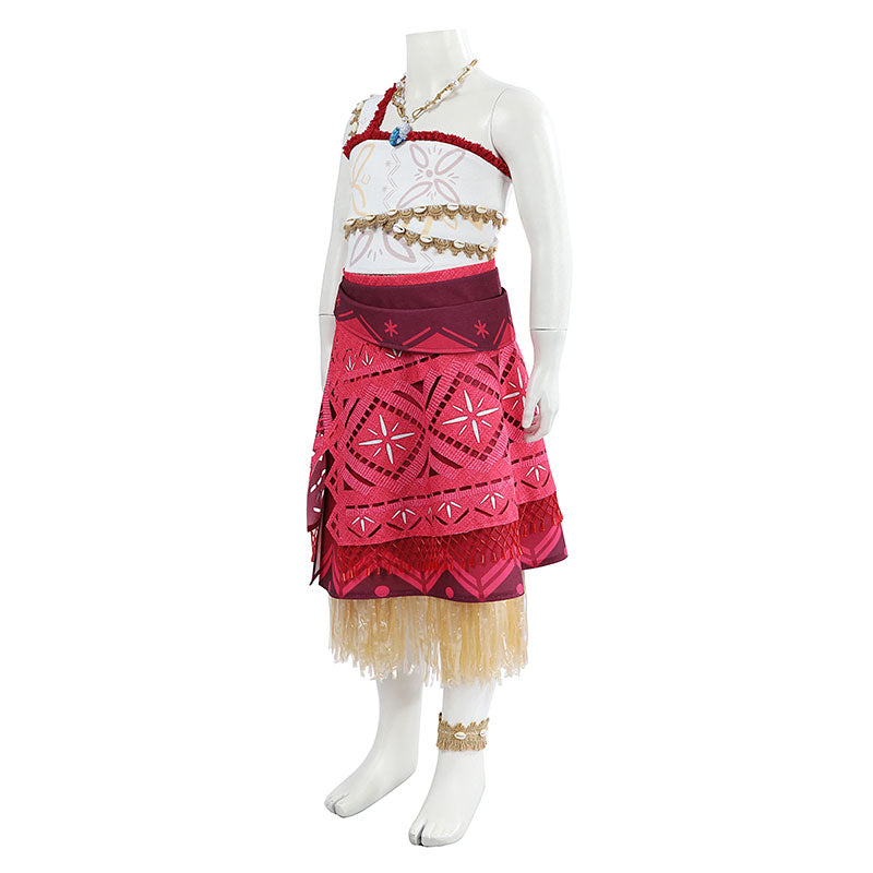 Kids Size Moana 2 Moana Cosplay Costume