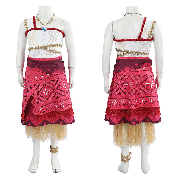 Kids Size Moana 2 Moana Cosplay Costume