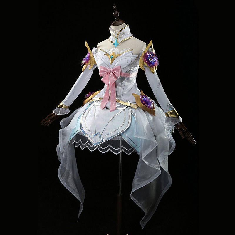 League Of Legends LOL Crystal Rose Seraphine Cosplay Costume