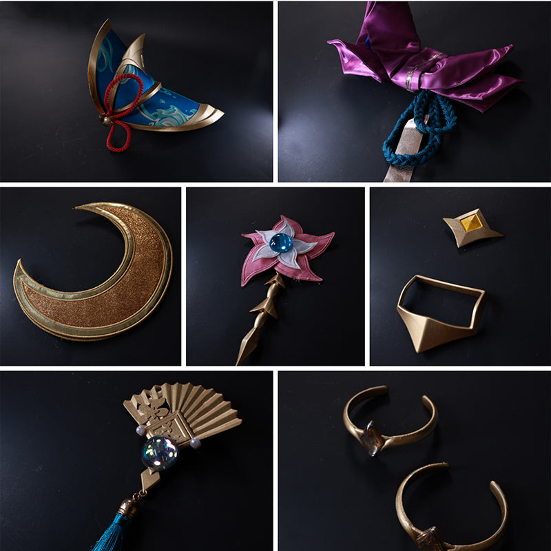 League Of Legends LOL Prestige Spirit Blossom Lux Gameplay Cosplay Costume