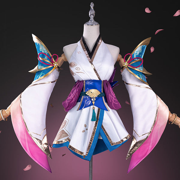 League Of Legends LOL Prestige Spirit Blossom Lux Gameplay Cosplay Costume