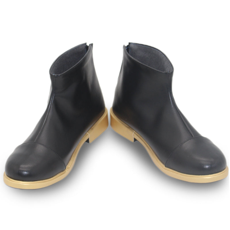 Limbus Company Lei Heng Black Gloden Cosplay Shoes