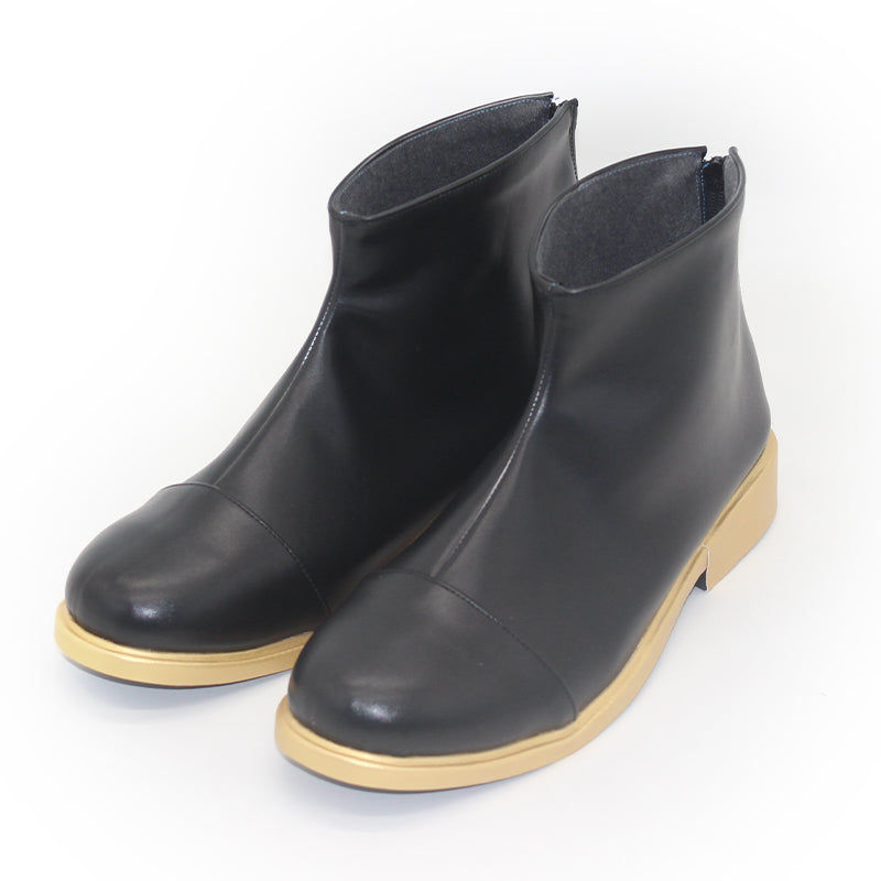 Limbus Company Lei Heng Black Gloden Cosplay Shoes