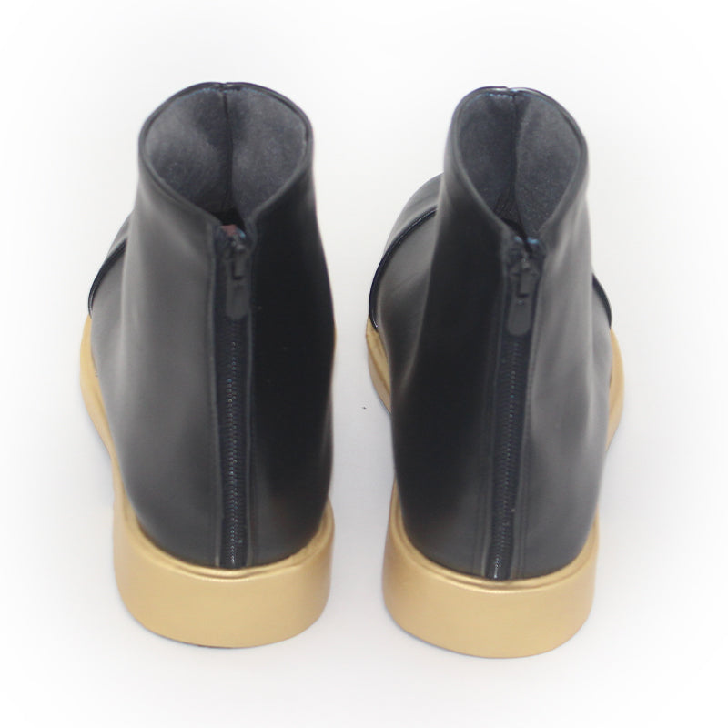 Limbus Company Lei Heng Black Gloden Cosplay Shoes