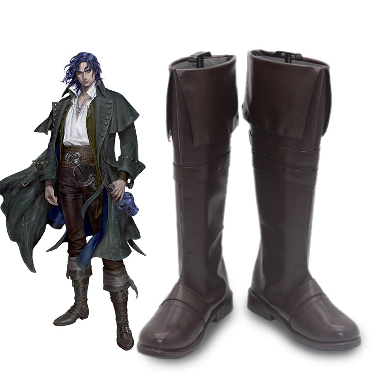 Lord of the Mysteries Alger Wilson Shoes Cosplay Boots