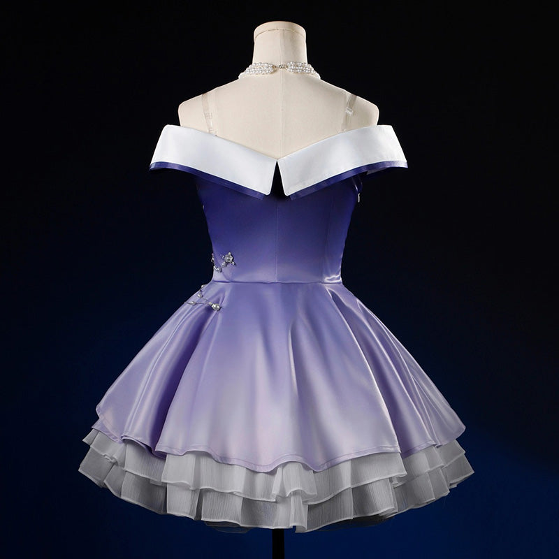 Love And Deep Space Female Protagonist Player Galactic Swirl Cosplay Costume