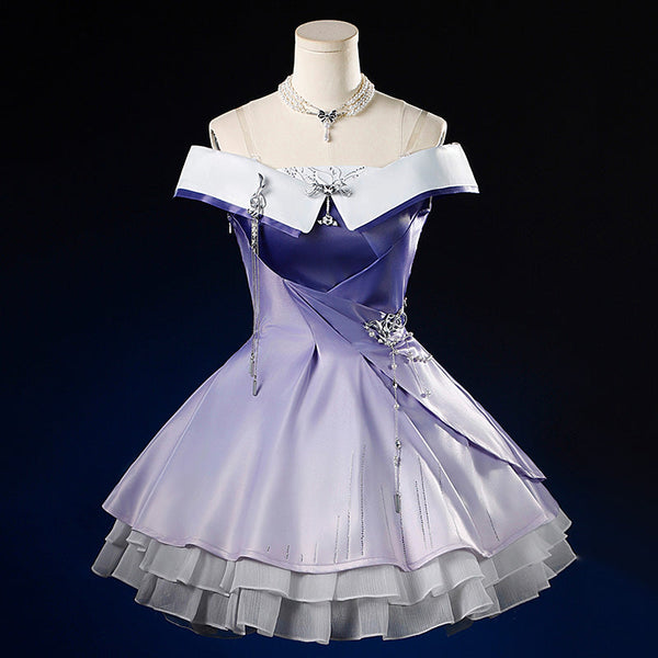 Love And Deep Space Female Protagonist Player Galactic Swirl Cosplay Costume