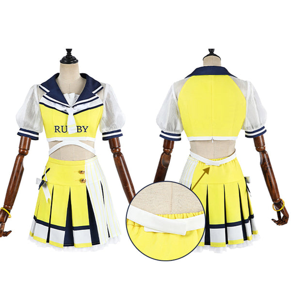 Love Live! LoveLive Cheerleader Unawaken Hoshizora Rin Cosplay Costume