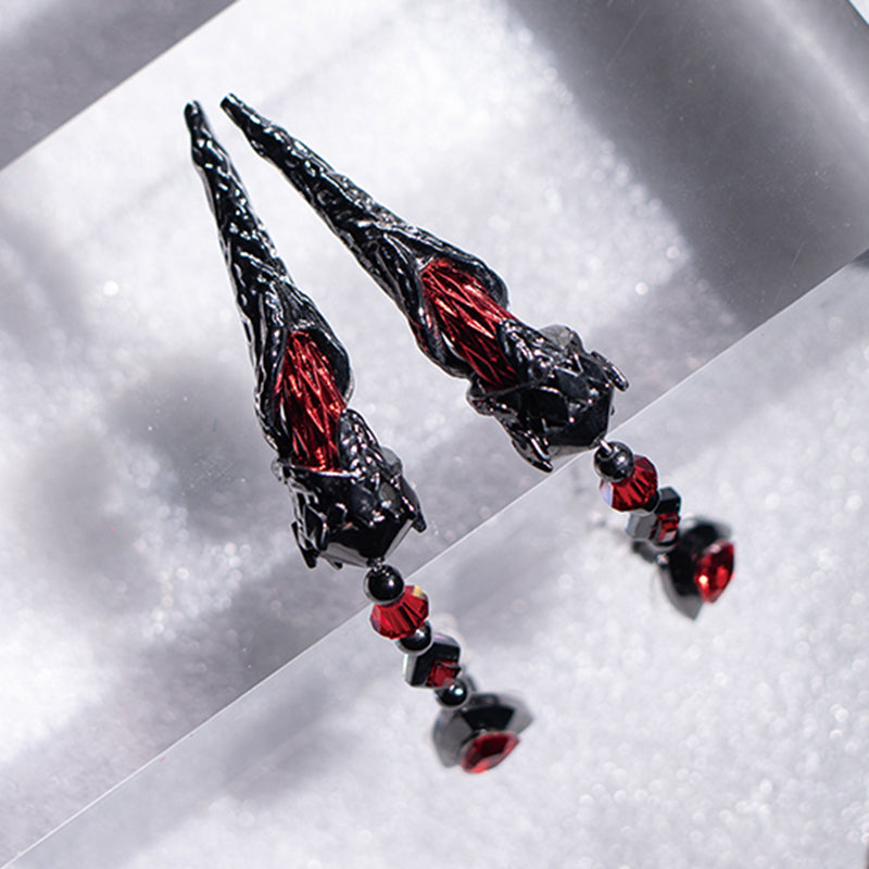 Love and Deep Space Beyond Cloudfall Set Scarlet Passion Earrings Cosplay Accessory Prop